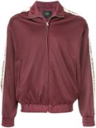 Represent Contrast Side Panel Tracksuit Jacket - Red