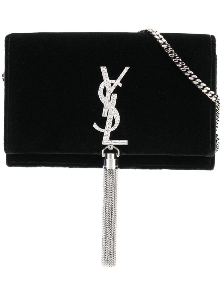 Saint Laurent Kate Chain Wallet - Green