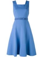 Blumarine - Flared Dress - Women - Polyamide/spandex/elastane - 46, Blue, Polyamide/spandex/elastane