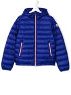 Moncler Kids - Padded Jacket - Kids - Polyamide/goose Down - 14 Yrs, Blue