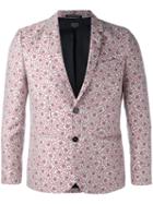 Garcons Infideles - Floral Suit Jacket - Unisex - Polyester - 46, White, Polyester