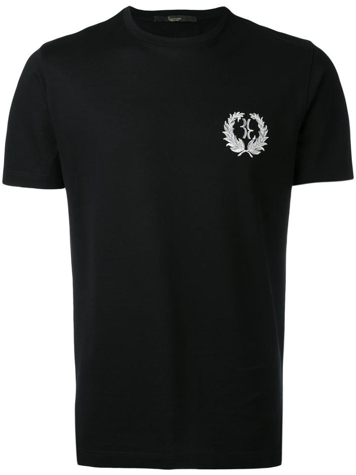 Billionaire - Embroidered Logo T-shirt - Men - Cotton - L, Black, Cotton