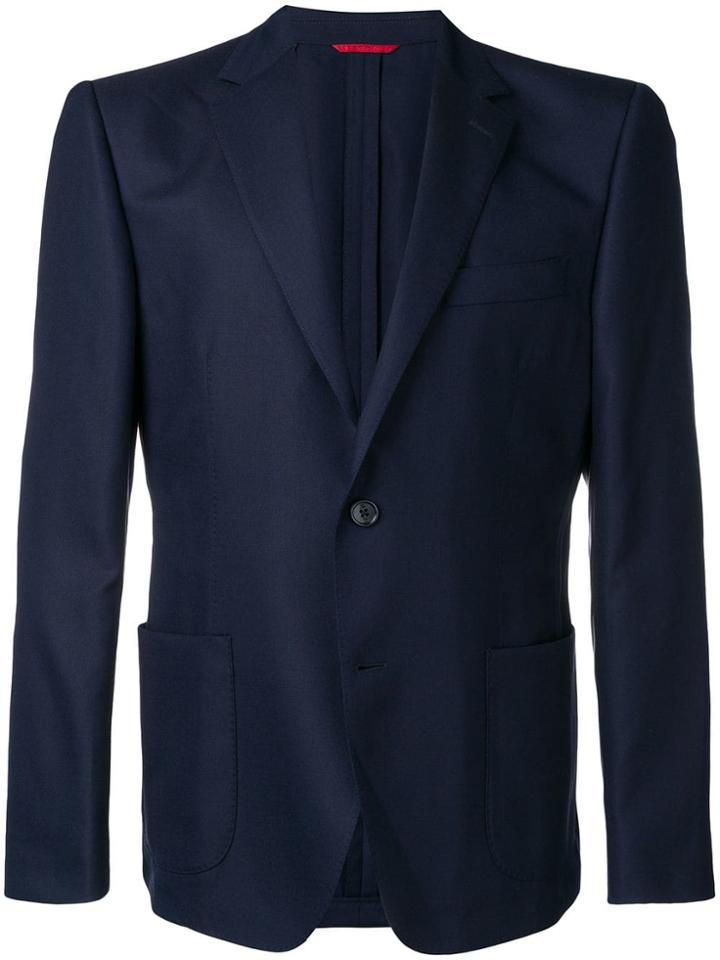 Fay Two Button Jacket - Blue