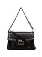 Givenchy Black Gv3 Leather Crossbody Bag