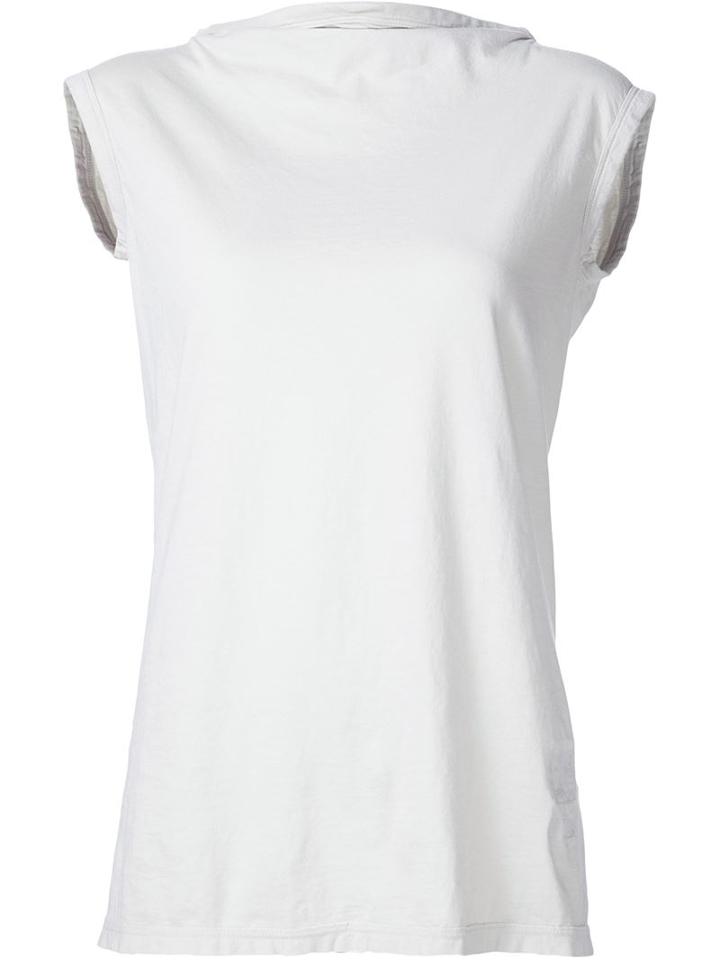 Rick Owens Drkshdw Cap Sleeve Top