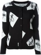 Moschino Shopping Bag Intarsia Cardigan