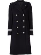 Lardini 'ulster' Coat, Women's, Size: 38, Blue, Acetate/wool/pbt Elite
