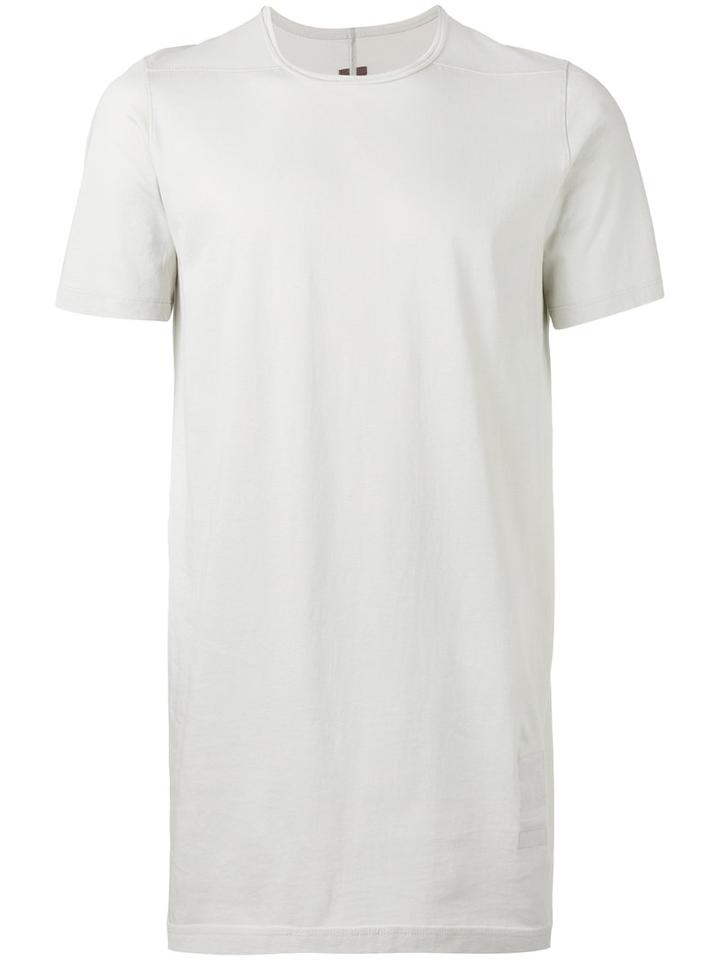 Rick Owens Drkshdw - Long Length T-shirt - Men - Cotton - Xl, White, Cotton