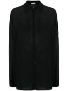 Jean Paul Gaultier Vintage Sheer Shirt - Black
