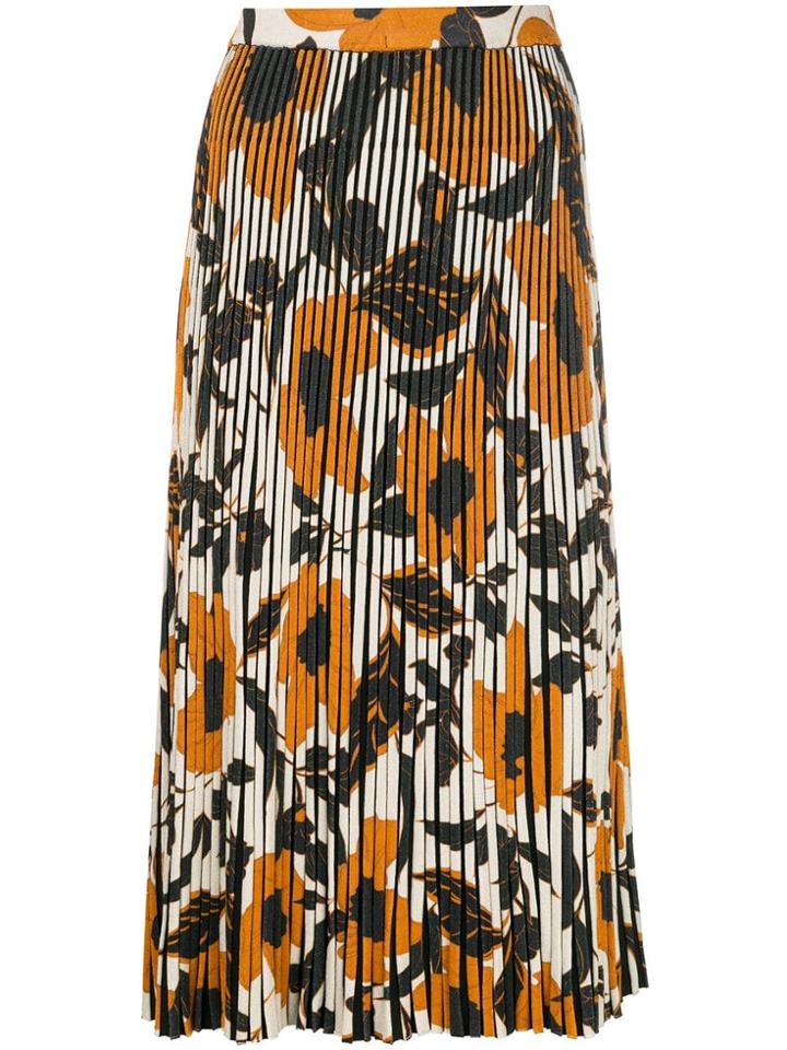 Christian Wijnants Karma Fasella Skirt - Yellow & Orange