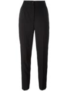 Dolce & Gabbana Piped Cropped Trousers - Black