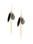 Wouters & Hendrix 'my Favourite' Labradorite And Spike Earrings -