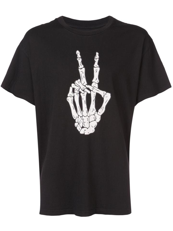 Amiri Skeleton Print Short-sleeve T-shirt - Black