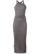 Rick Owens Tank Dress, Women's, Size: 44, Grey, Silk/viscose