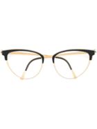 Lindberg Cat Eye Glasses, Acetate/titanium