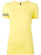 Versus Lion Head Print T-shirt, Women's, Size: Medium, Yellow/orange, Cotton/spandex/elastane
