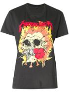 R13 Rose Teeth Vintage T-shirt - Black