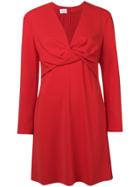 Dondup Wrap Mini Dress - Red