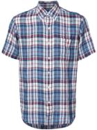 Polo Ralph Lauren - Checked Shirt - Men - Linen/flax - Xl, Blue, Linen/flax