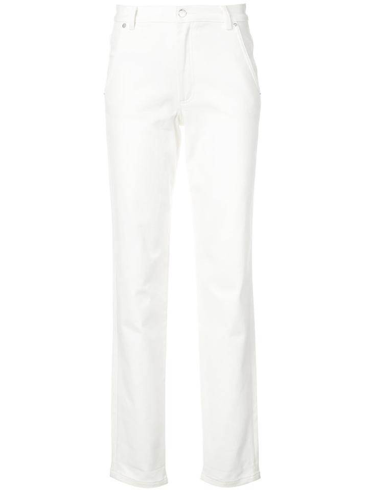 Vanessa Seward - Straight Jeans - Women - Cotton/polyurethane - 38, White, Cotton/polyurethane