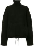 Undercover Chunky Knit Jumper - Black
