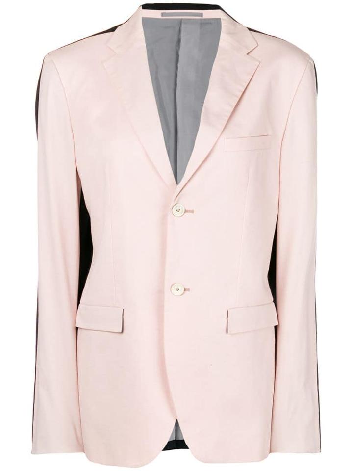 Jil Sander Pre-owned Contrasting Straight Blazer - Pink