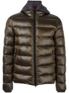 Fay Quilted Padded Jacket, Men's, Size: Xl, Brown, Feather Down/polyamide