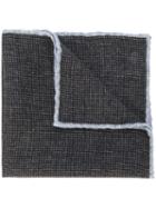 Eleventy - Checked Pocket Square - Men - Wool - One Size, Brown, Wool