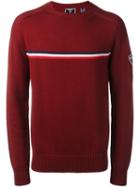 Rossignol 'odysseus' Round Neck Sweater, Men's, Size: Medium, Red, Virgin Wool
