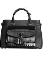 Burberry Medium Banner Tote - Black