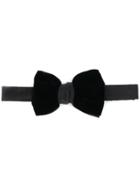 Lanvin Velvet Bow Tie - Black