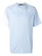 Helmut Lang Colour-block Logo T-shirt - Blue
