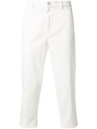 Comme Des Garçons Shirt Boys Corduroy Cropped Trousers - White