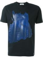 Stone Island Front Print T-shirt, Men's, Size: M, Blue, Cotton