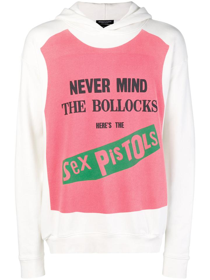 Midnight Studios Sex Pistols Nevermind Hoodie - White