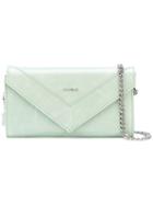 Diesel - Flap Clutch - Women - Calf Leather - One Size, Green, Calf Leather