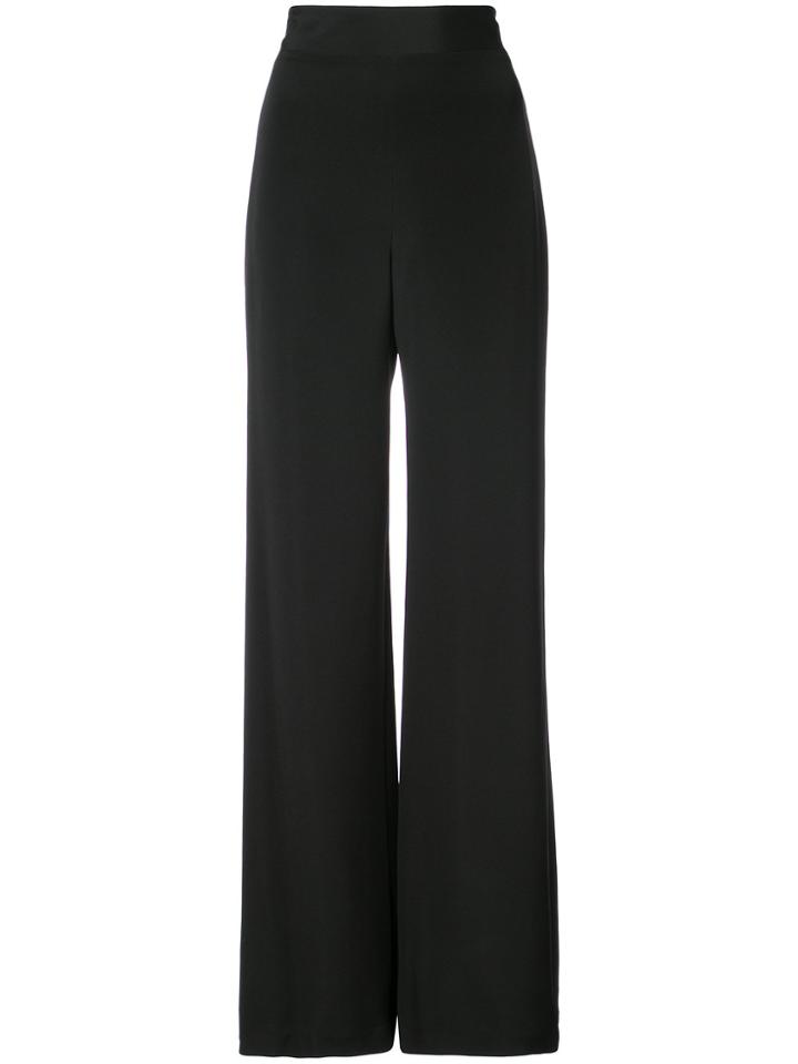 Marchesa High-waist Wide Leg Trousers - Black