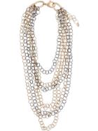 Silvia Gnecchi Layered Chain Necklace - Gold