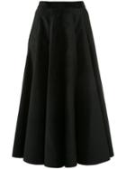 Sara Battaglia Full Skirt - Black