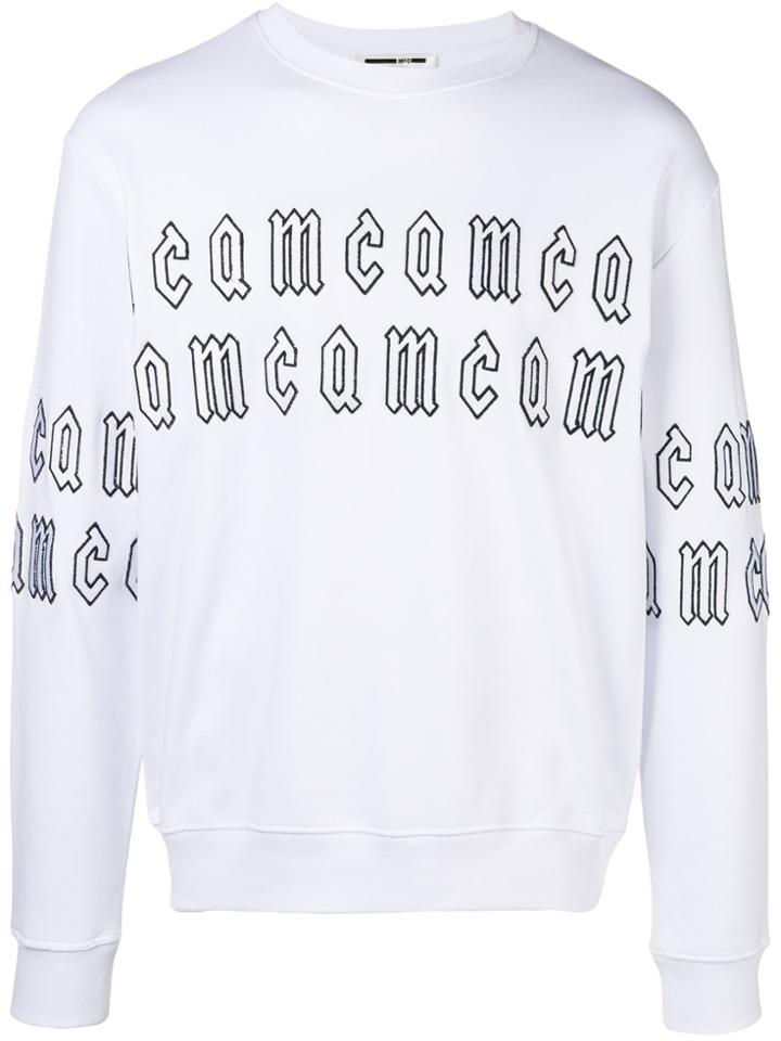 Mcq Alexander Mcqueen Repeat Logo Sweatshirt - White