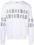 Mcq Alexander Mcqueen Repeat Logo Sweatshirt - White