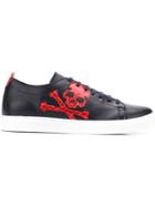 Philipp Plein Skull Low Tops - Blue