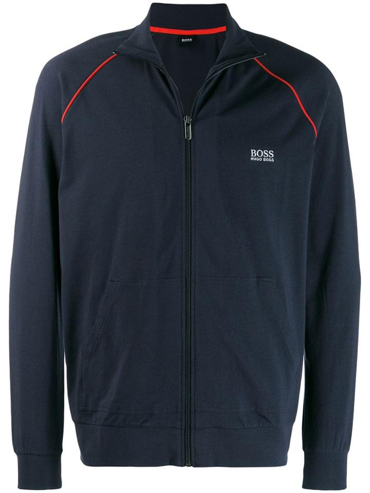 Boss Hugo Boss Logo Print Jacket - Blue