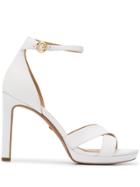 Michael Kors Collection Cross Front Sandals - White
