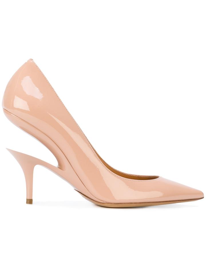 Maison Margiela Cut Out Heel Pumps - Pink & Purple