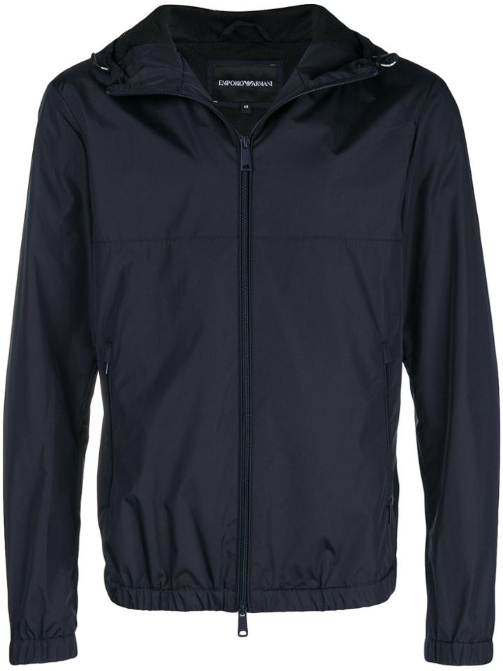 Emporio Armani Lightweight Wind Breaker - Blue