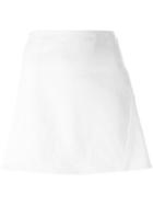 Courrèges A-line Denim Skirt, Women's, Size: 38, White, Cotton