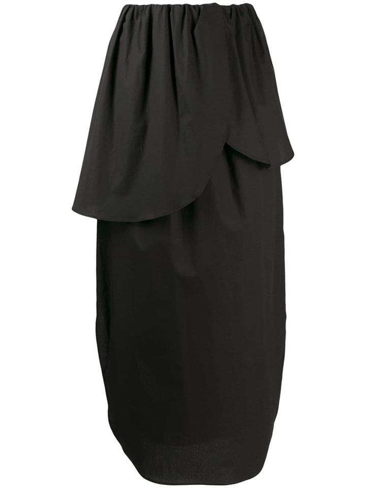 Enföld Layered Column Skirt - Black