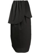 Enföld Layered Column Skirt - Black
