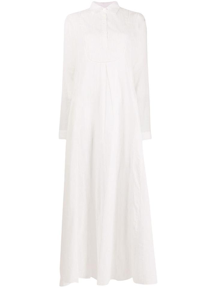 Thierry Colson Long Day Dress - White